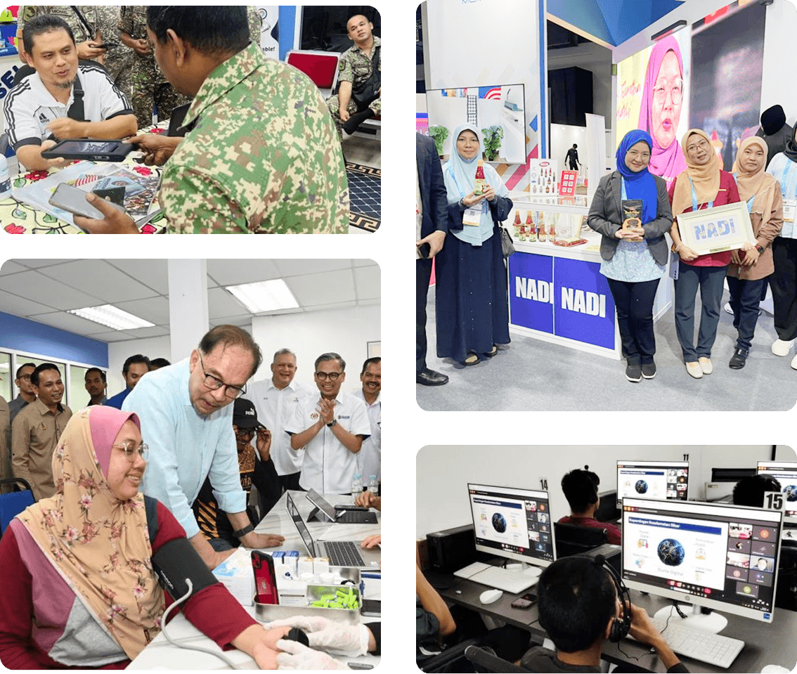 Ilustrasi perkhidmatan pintar NADI